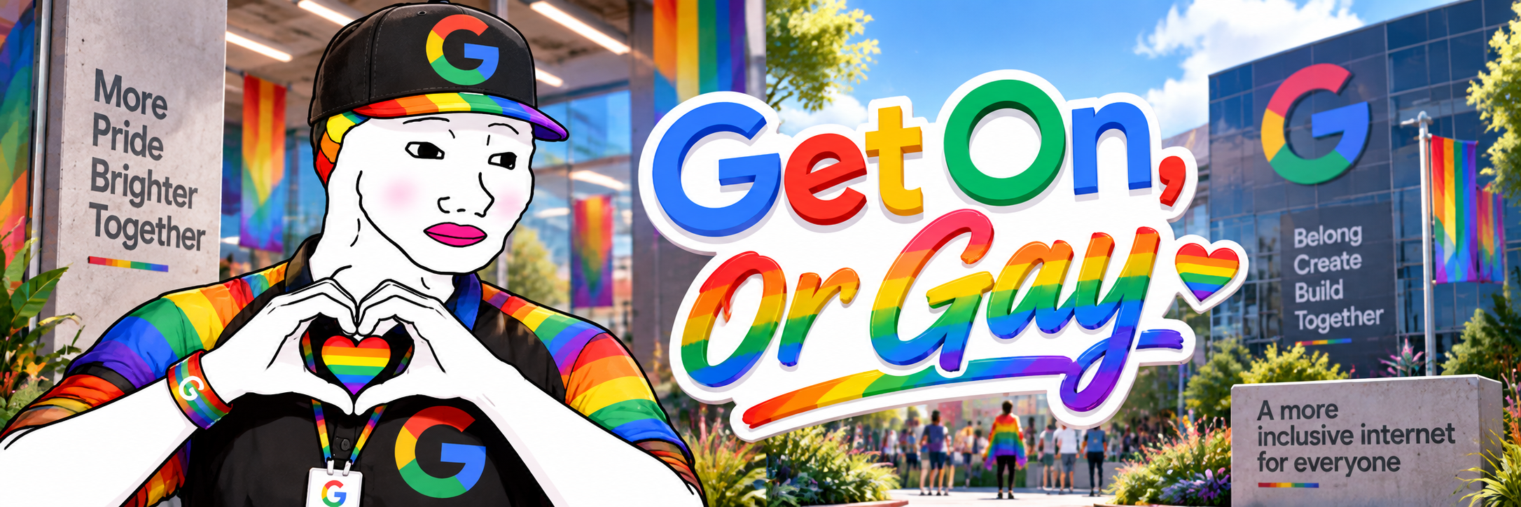 Get On, Or Gay campus banner